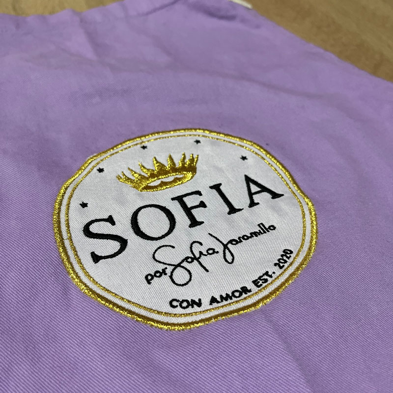 Bordados - Color Mandarina - Camisetas estampadas personalizadas